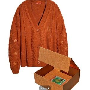 Taylor Swift Life of a Showgirl Orange Cardigan & CD New in Box
